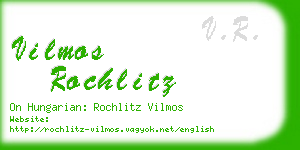 vilmos rochlitz business card